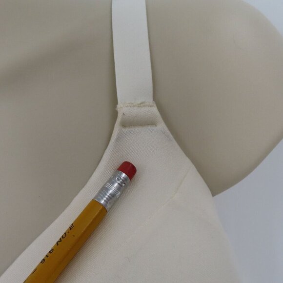 Maidenform 42B 09436 Everyday Full Coverage Cushioned Underwire Bra Ivory White - Picture 7 of 15